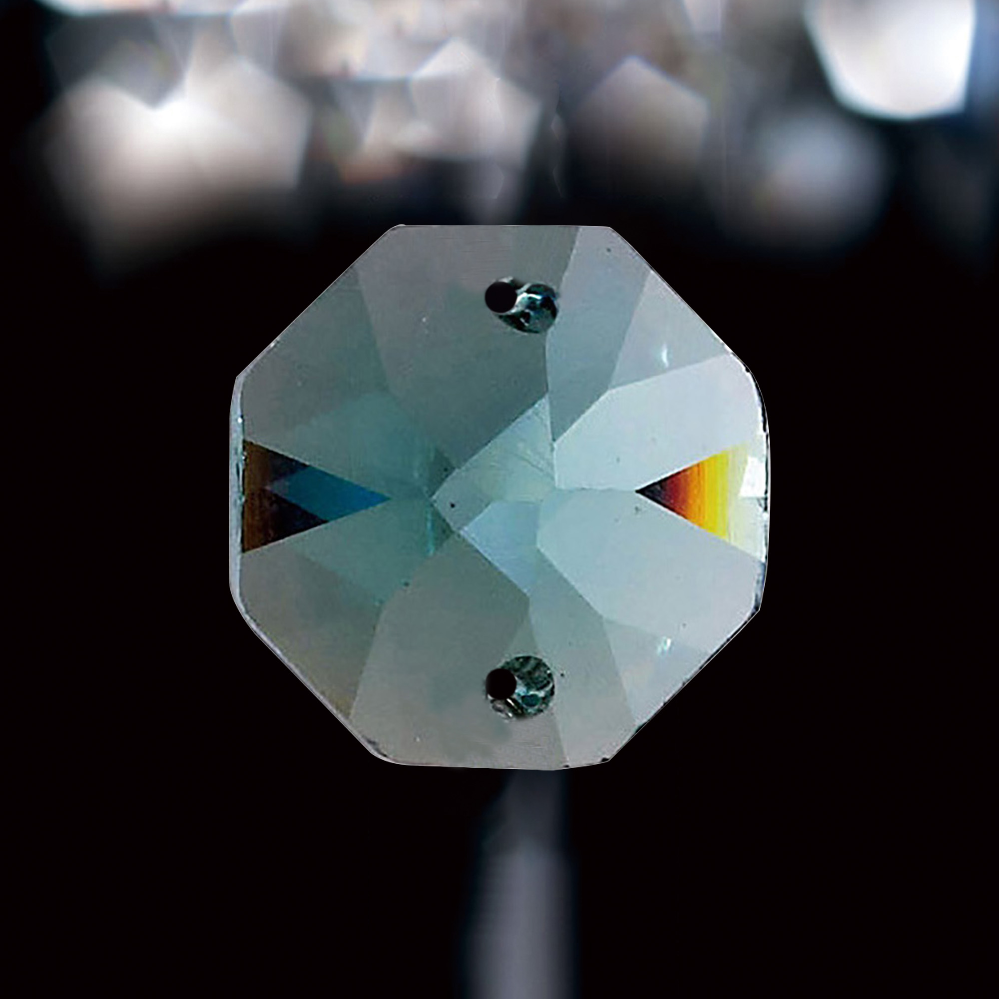 C50006  Crystal Octagon Without Ring 14mm